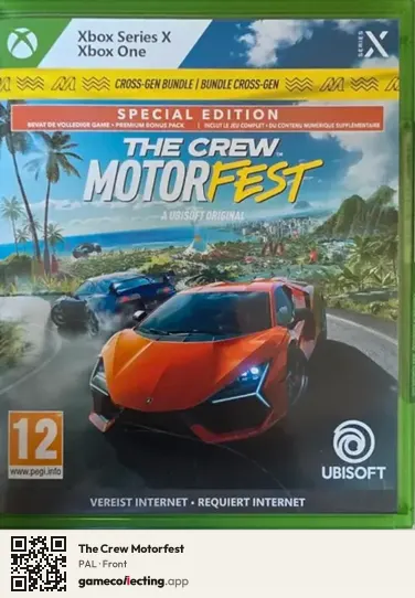 The Crew Motorfest Xbox Series X, PAL box front