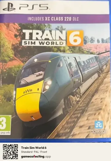 Train Sim World 6 PlayStation 5, PAL box front