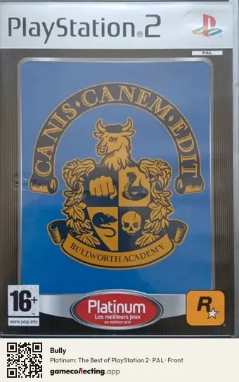 Bully PlayStation 2, PAL box front