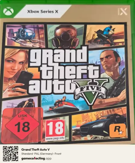 Grand Theft Auto V Xbox Series X, Germany box front