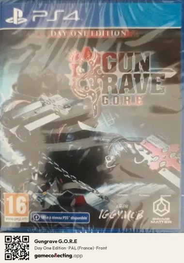 Gungrave G.O.R.E PlayStation 4, France box front