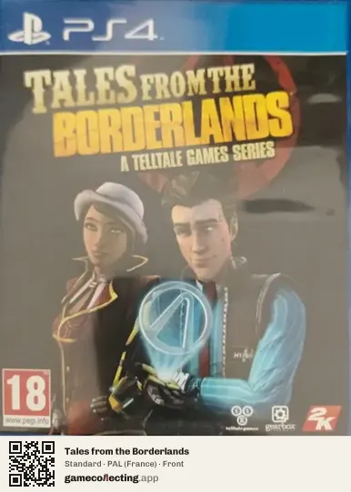 Tales from the Borderlands PlayStation 4, France box front