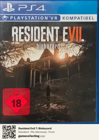 Resident Evil 7: Biohazard PlayStation 4, Germany box front