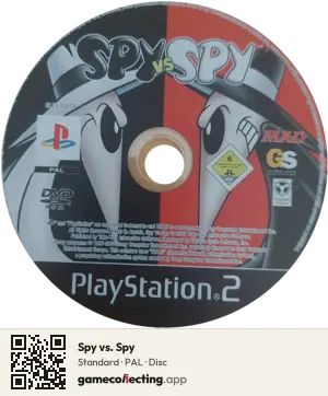 Spy vs. Spy PlayStation 2, PAL disc