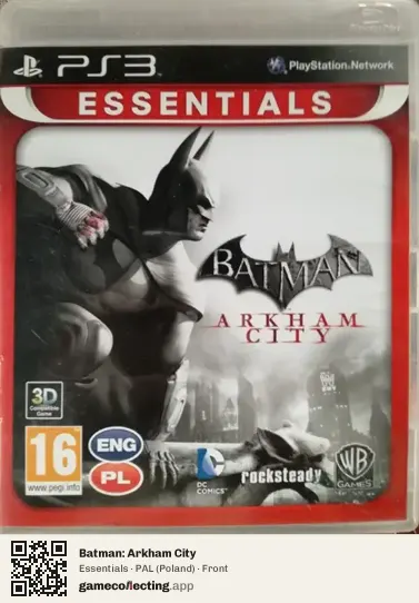 Batman: Arkham City PlayStation 3, Poland box front