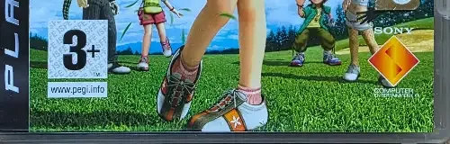 Everybody's Golf: World Tour, the PEGI square on its front
