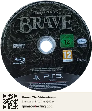 Brave: The Video Game PlayStation 3, PAL disc