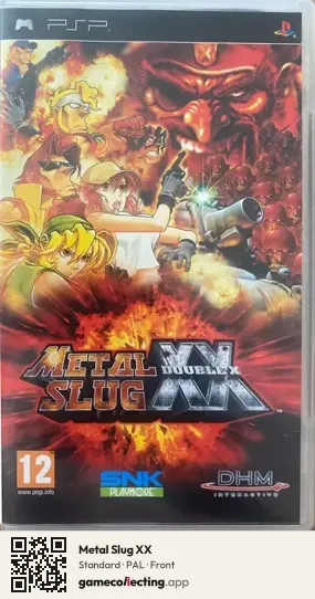 Metal Slug XX PlayStation Portable, PAL box front