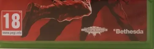 Wolfenstein: The Old Blood, the PEGI square on its front
