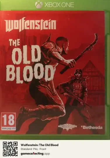 Wolfenstein: The Old Blood Xbox One, PAL box front