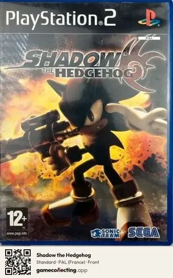 Shadow the Hedgehog PlayStation 2, France box front