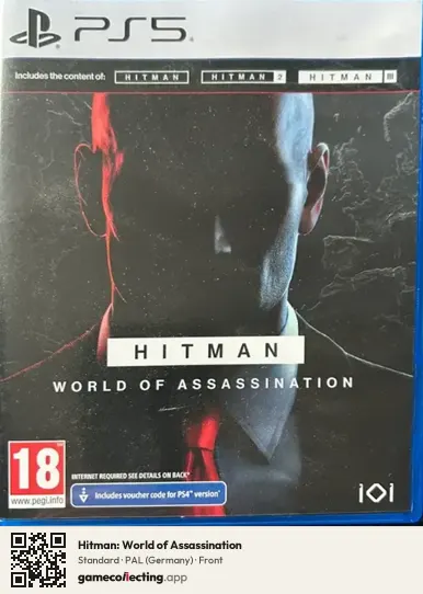 Hitman: World of Assassination PlayStation 5, Germany box front