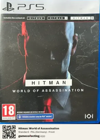 Hitman: World of Assassination PlayStation 5, Germany box front