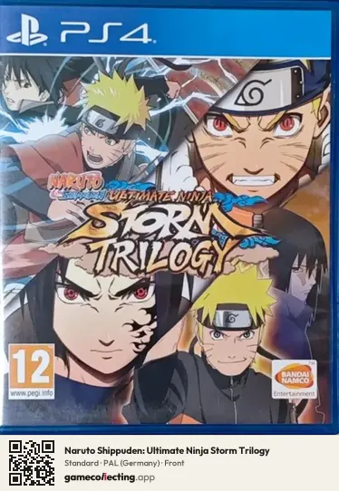 Naruto Shippuden: Ultimate Ninja Storm Trilogy PlayStation 4, Germany box front