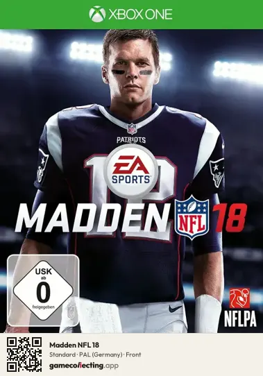 Madden NFL 18 Xbox One, Germany box front