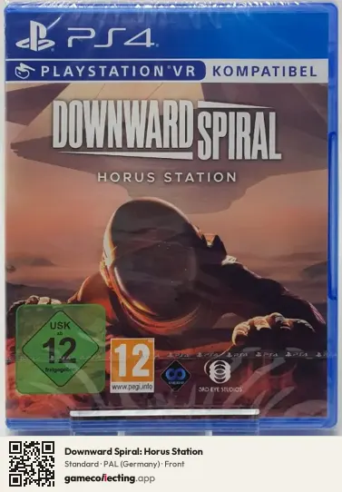 Downward Spiral: Horus Station PlayStation 4, Germany box front