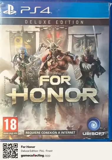 For Honor PlayStation 4, PAL box front