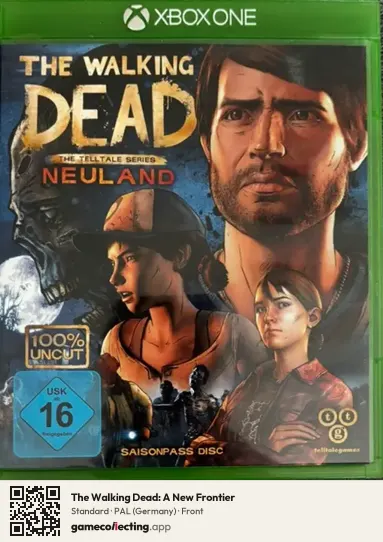 The Walking Dead: A New Frontier Xbox One, Germany box front