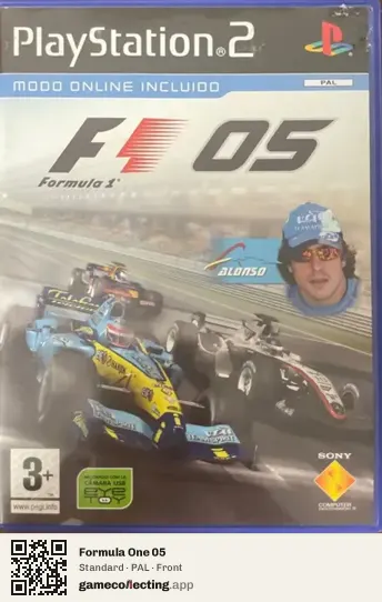 Formula One 05 PlayStation 2, PAL box front