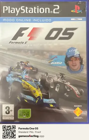 Formula One 05 PlayStation 2, PAL box front