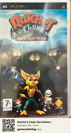 Ratchet & Clank: Size Matters PlayStation Portable, PAL box front