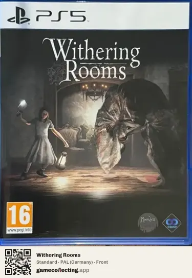 Withering Rooms PlayStation 5, Germany box front