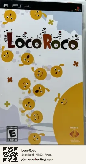 LocoRoco PlayStation Portable, NTSC box front