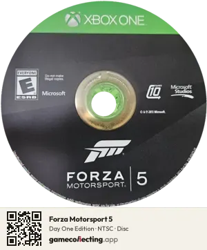 Forza Motorsport 5 Xbox One, NTSC disc