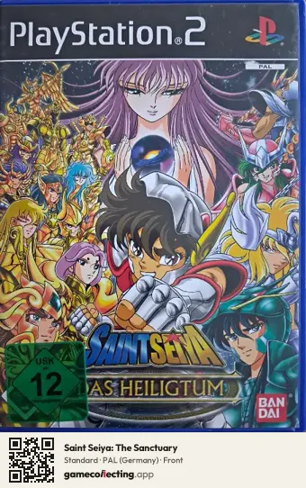 Saint Seiya: The Sanctuary PlayStation 2, Germany box front