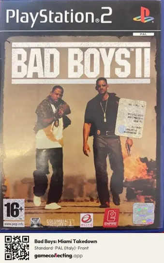 Bad Boys: Miami Takedown PlayStation 2, Italy box front