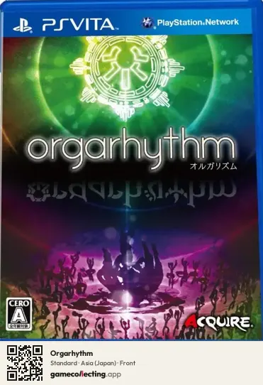 Orgarhythm PlayStation Vita, Asia box front