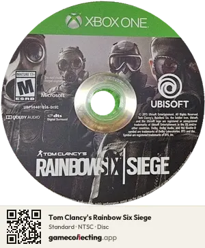 Tom Clancy's Rainbow Six Siege Xbox One, NTSC disc