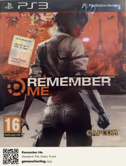 Remember Me PlayStation 3, Italy box front