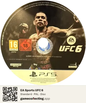 EA Sports UFC 6 PlayStation 5, PAL disc