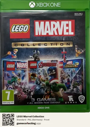 LEGO Marvel Collection Xbox One, Germany box front
