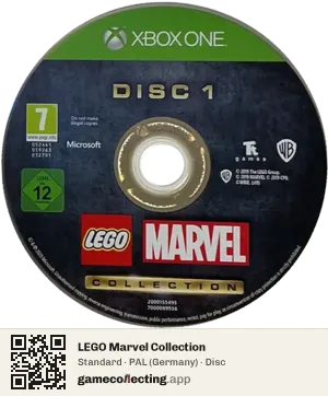 LEGO Marvel Collection Xbox One, PAL disc