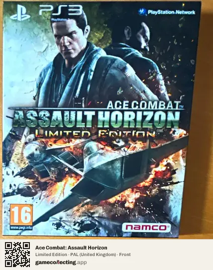 Ace Combat: Assault Horizon PlayStation 3, United Kingdom box front