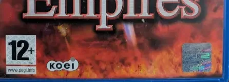 Dynasty Warriors 4: Empires, the PEGI square on its front