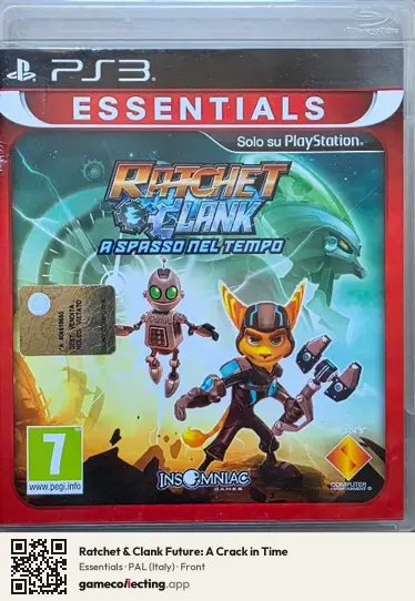 Ratchet & Clank Future: A Crack in Time PlayStation 3, Italy box front