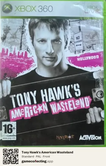 Tony Hawk's American Wasteland Xbox 360, PAL box front