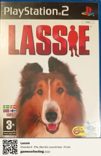 Lassie PlayStation 2, Nordic countries box front
