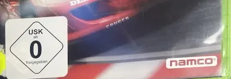 Ridge Racer 6, the USK square on its front