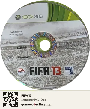 FIFA 13 Xbox 360, PAL disc