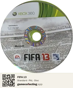 FIFA 13 Xbox 360, PAL disc