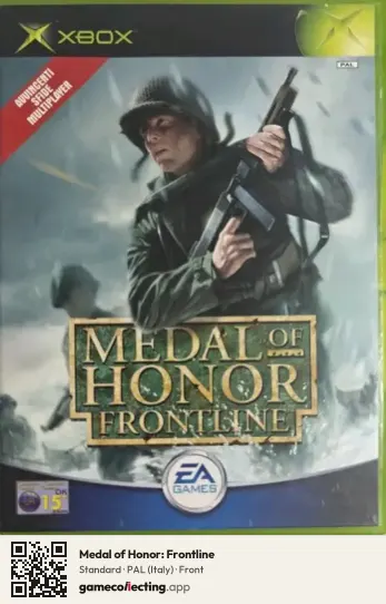 Medal of Honor: Frontline Xbox, Italy box front