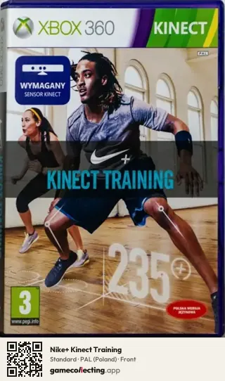 Nike+ Kinect Training Xbox 360, Poland box front