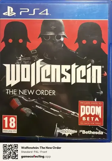 Wolfenstein: The New Order PlayStation 4, PAL box front