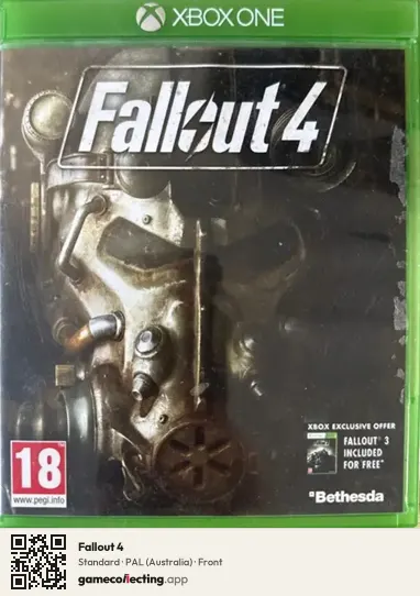 Fallout 4 Xbox One, Australia box front