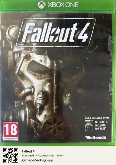 Fallout 4 Xbox One, Australia box front