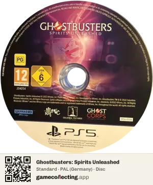 Ghostbusters: Spirits Unleashed PlayStation 5, PAL disc
